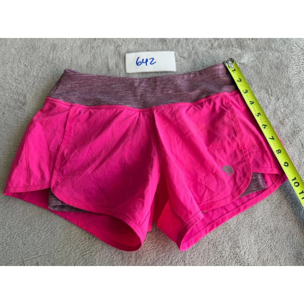Mountain Hardwear Running Shorts Womens XS Pink Trail Athletic Z642